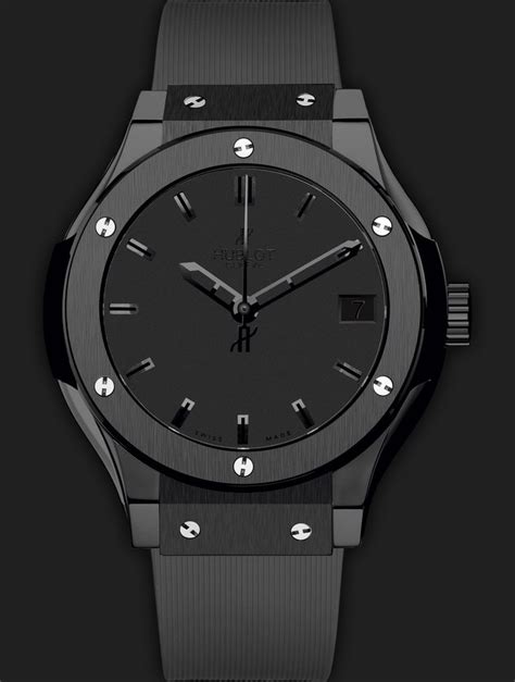 hublot classic fusion all black limited edition 500|Hublot classic fusion 42mm.